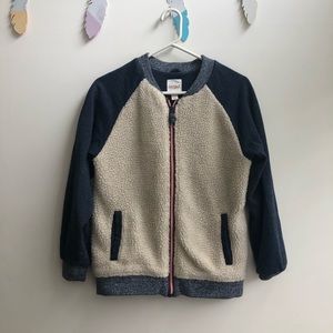 Cat & Jack Sherpa jacket L 12/14 unisex VGUC